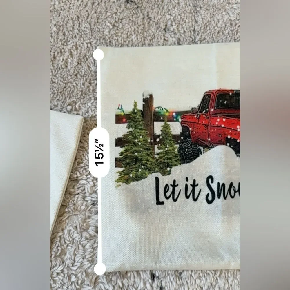 Christmas Pillow Covers Set NWOT